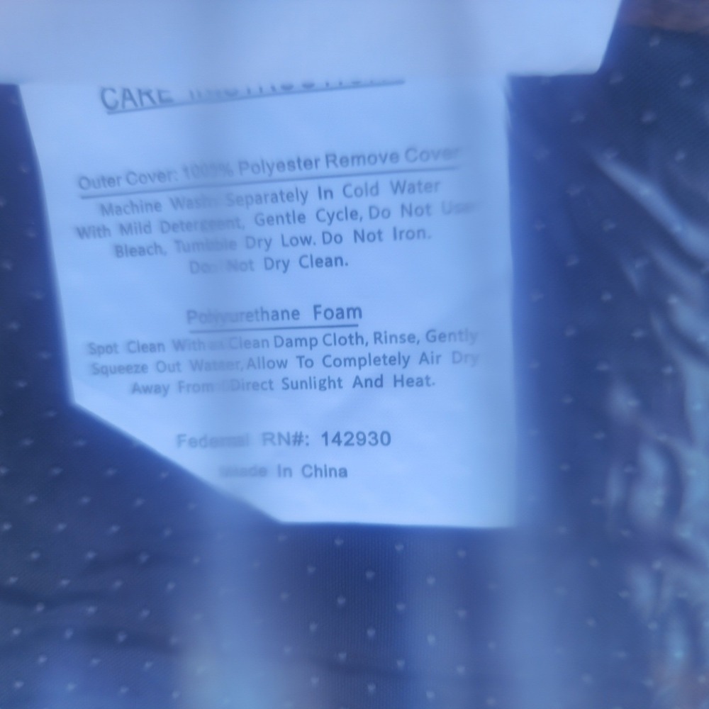 PETMAKER Orthopedic Dog Bed Memory Foam Crate Mat Machine Washable 44x35 - Picture 3 of 5